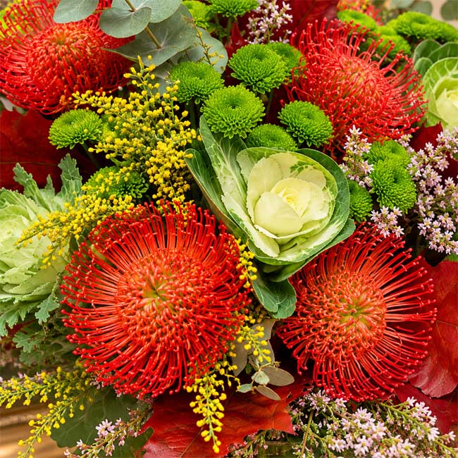 Home autumn bouquet