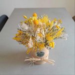 everlasting-yellow-flower-arrangement