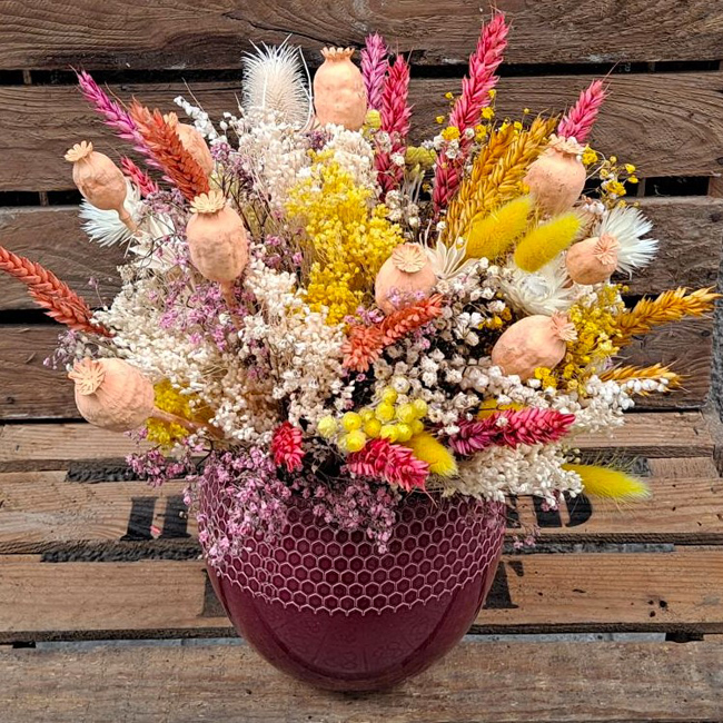 Colorful-bouquet-dried-flowers