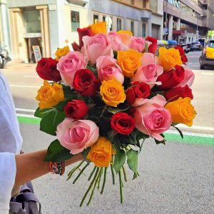 cheap-roses-arrangement-barcelona