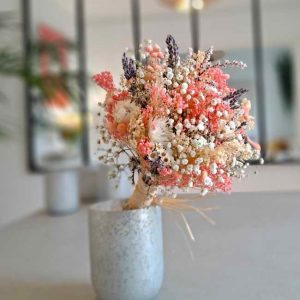 bridal-bouquet-white-pink-preserved-flowers