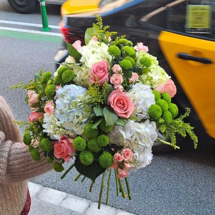 bouquets-hydrangeas-home-barcelona